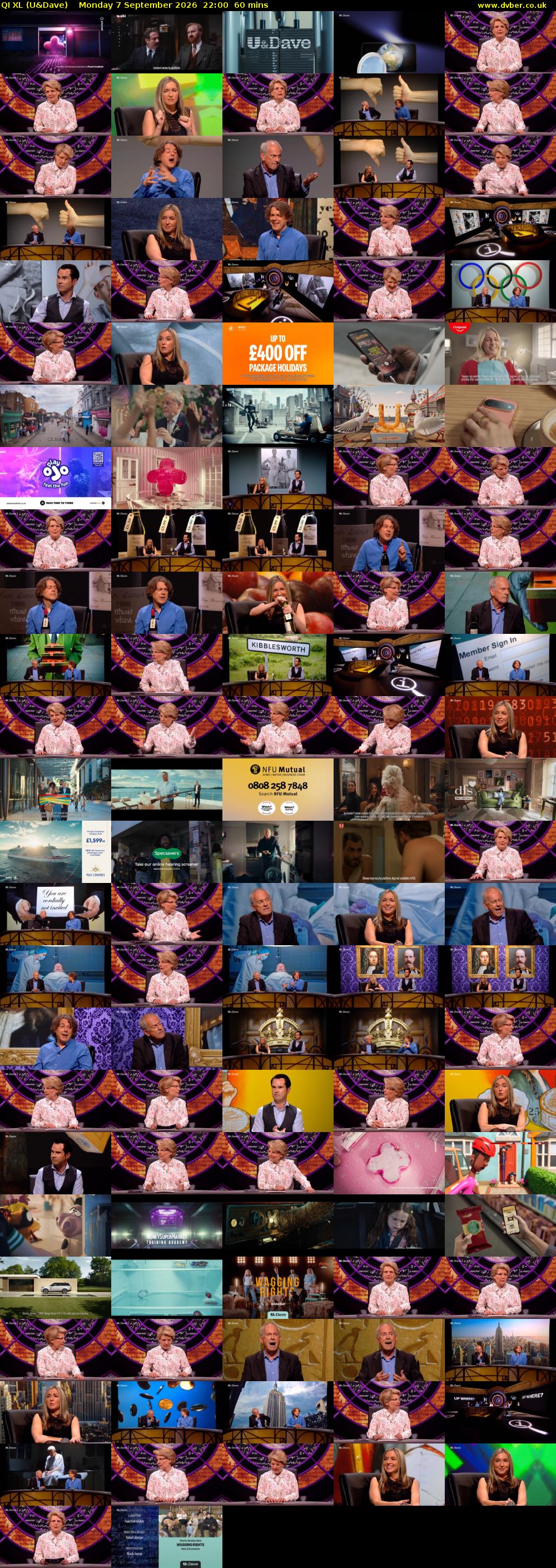 QI XL (U&Dave) Monday 7 September 2026 22:00 - 23:00