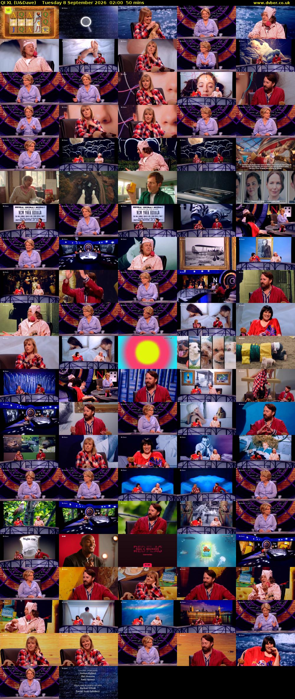 QI XL (U&Dave) Tuesday 8 September 2026 02:00 - 02:50