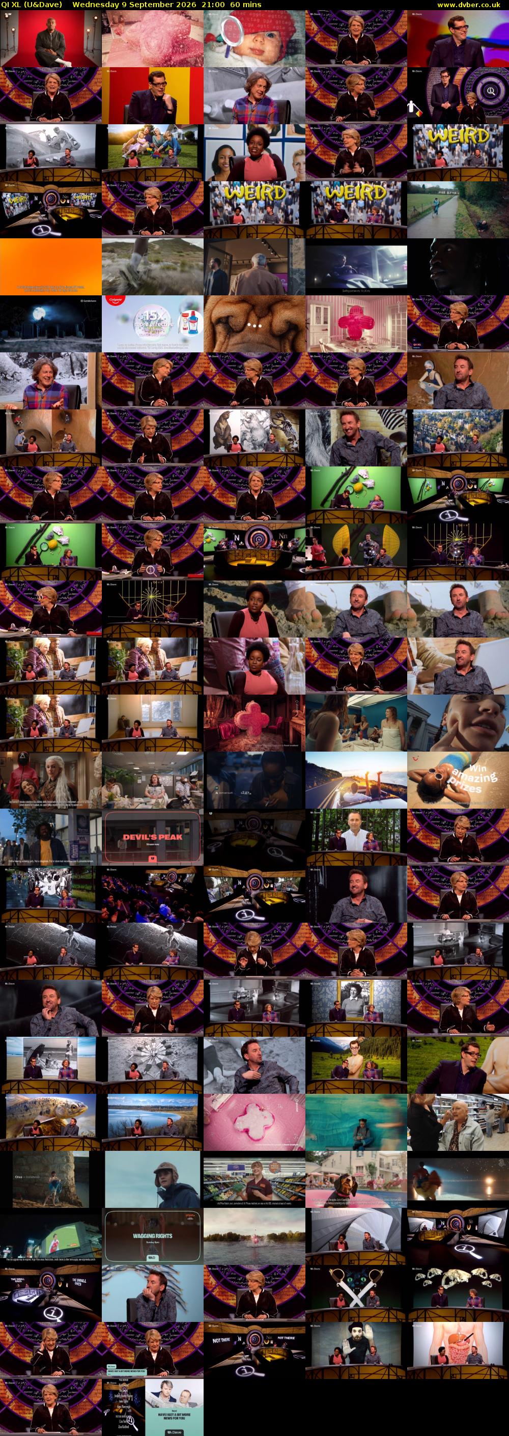 QI XL (U&Dave) Wednesday 9 September 2026 21:00 - 22:00