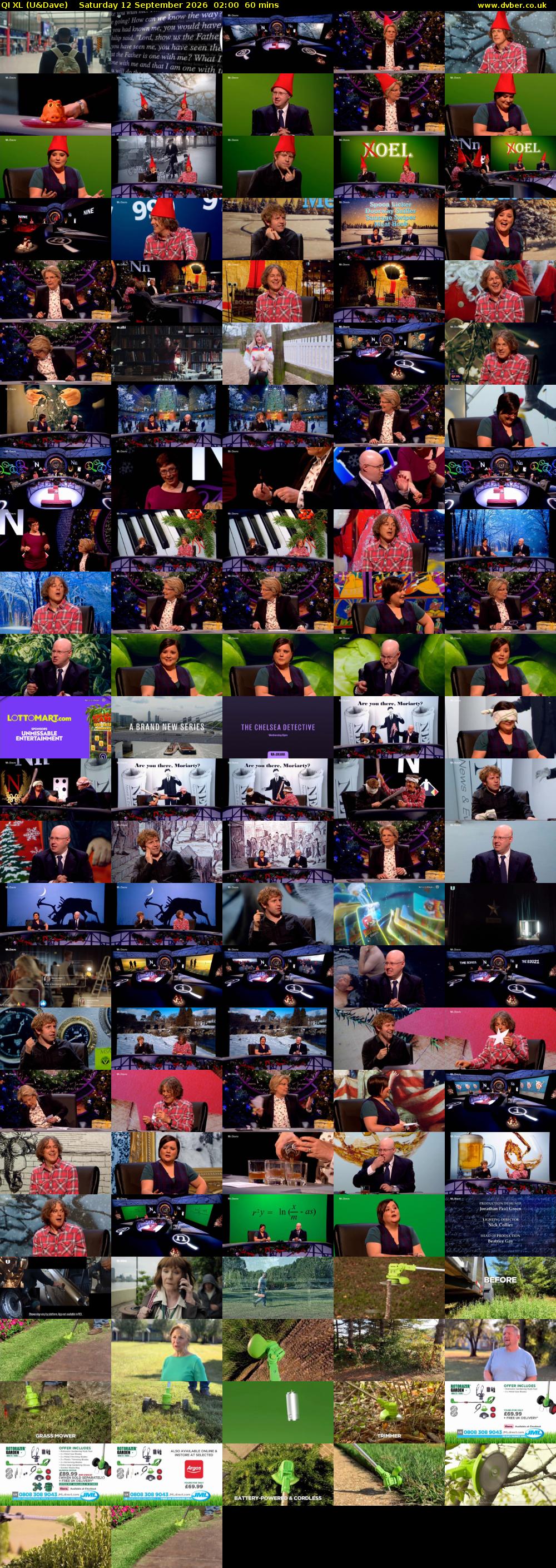 QI XL (U&Dave) Saturday 12 September 2026 02:00 - 03:00