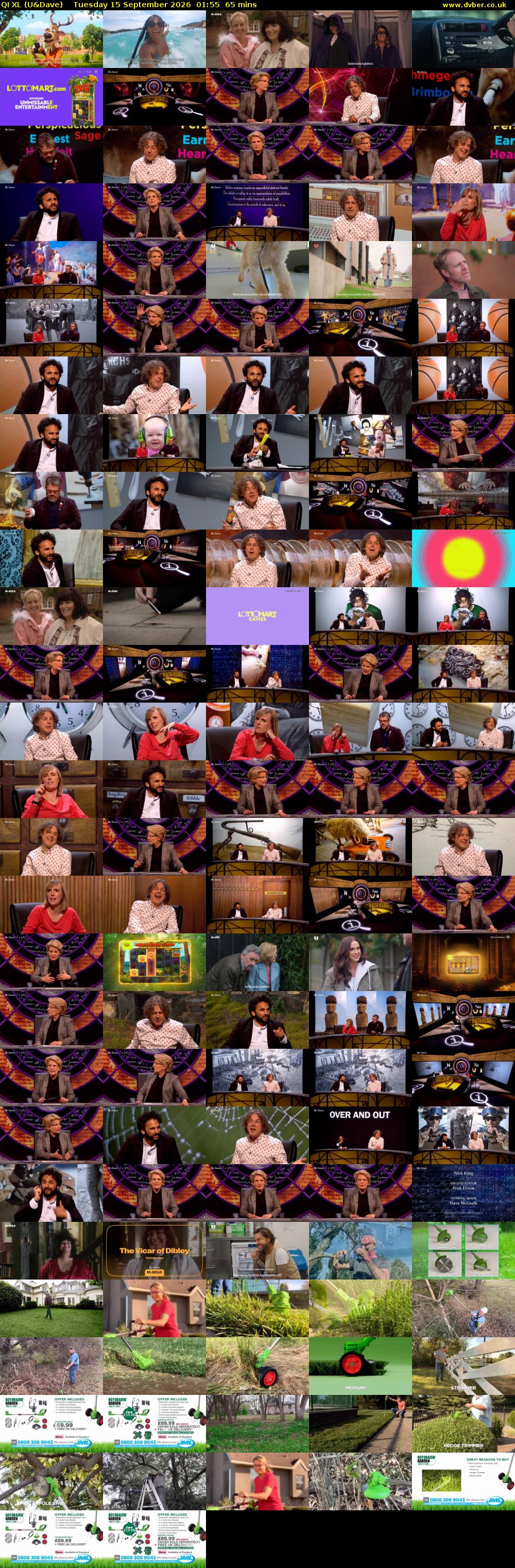 QI XL (U&Dave) Tuesday 15 September 2026 01:55 - 03:00