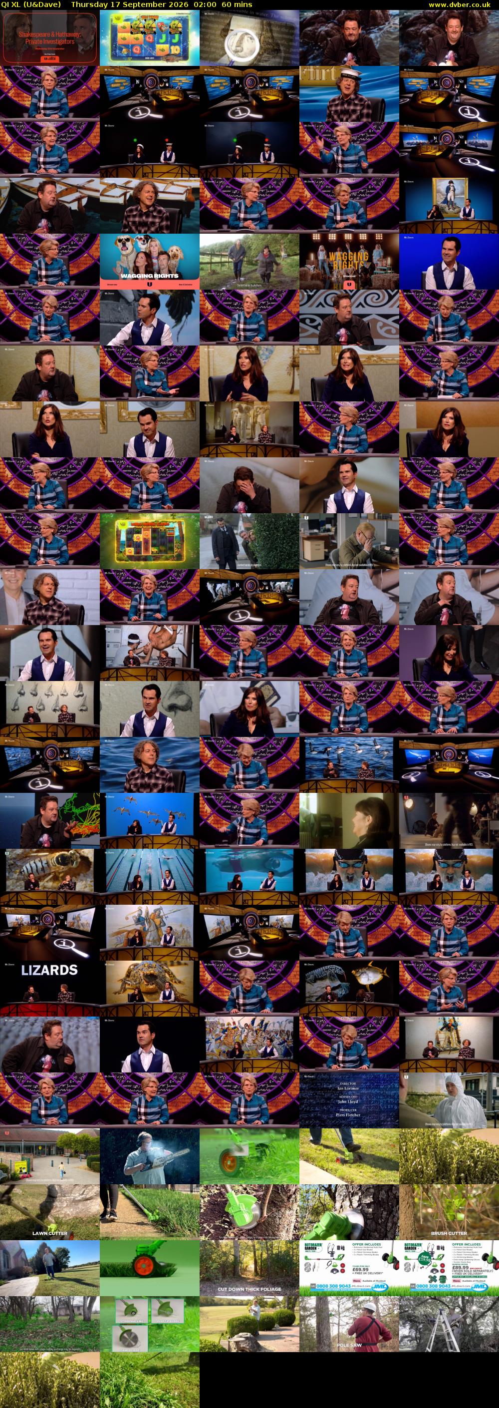 QI XL (U&Dave) Thursday 17 September 2026 02:00 - 03:00