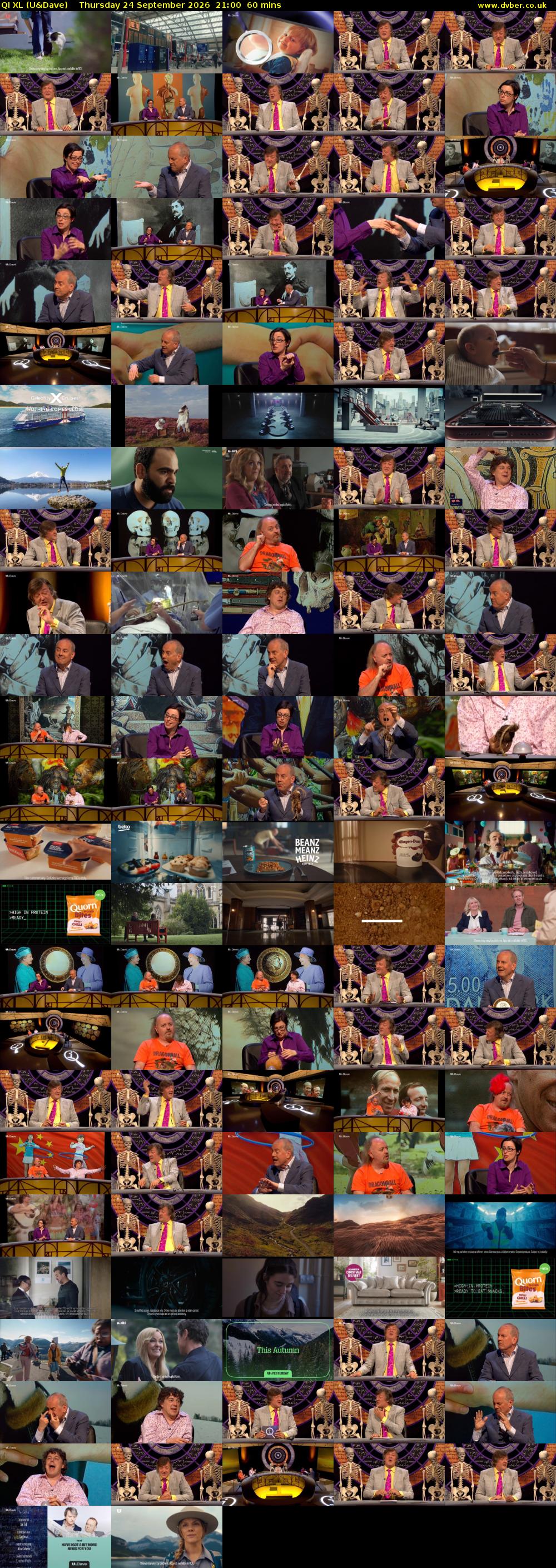 QI XL (U&Dave) Thursday 24 September 2026 21:00 - 22:00