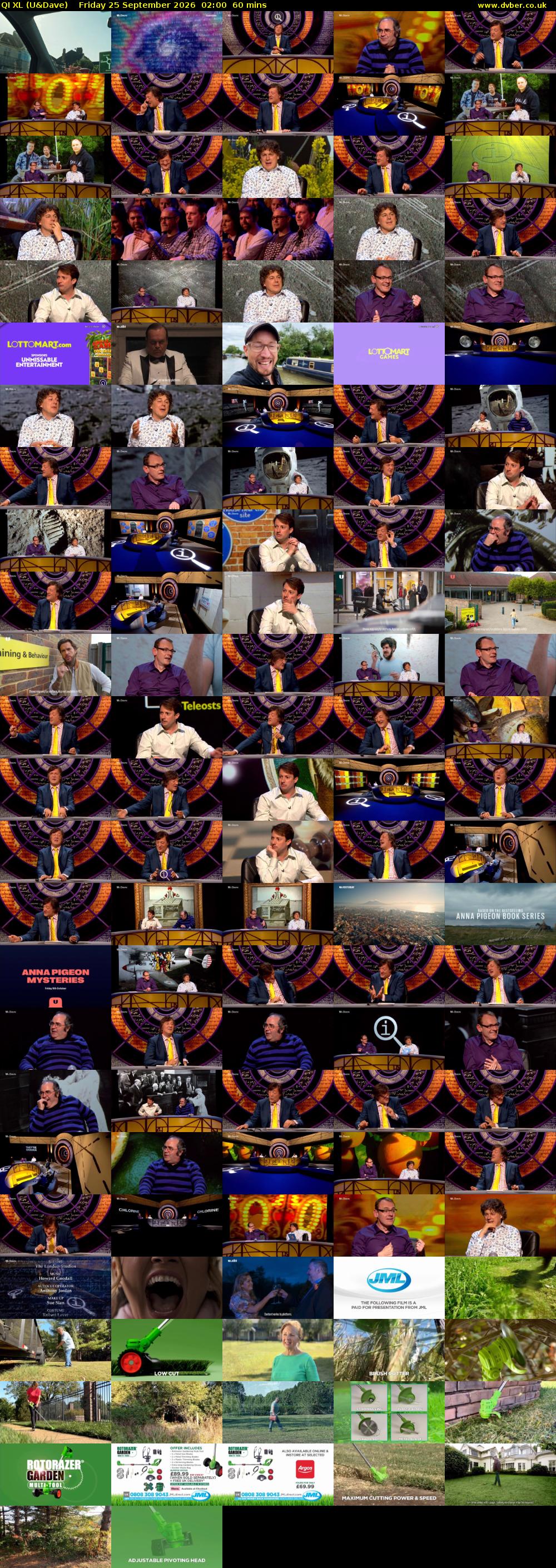 QI XL (U&Dave) Friday 25 September 2026 02:00 - 03:00