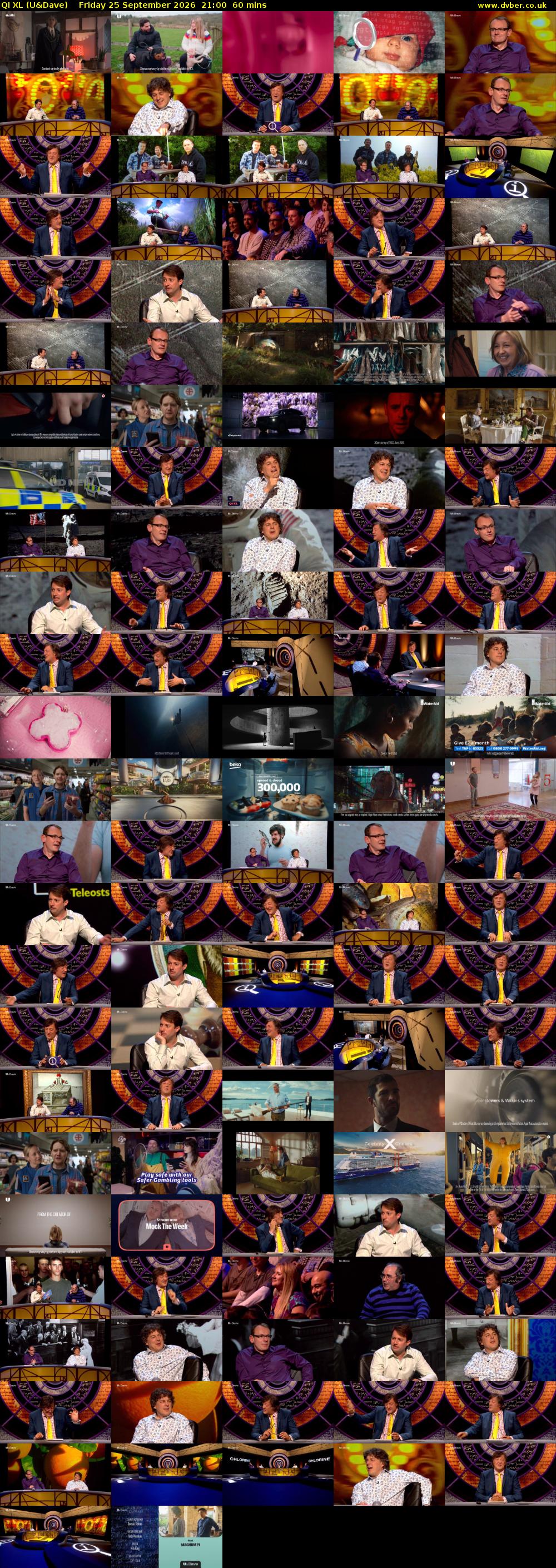 QI XL (U&Dave) Friday 25 September 2026 21:00 - 22:00