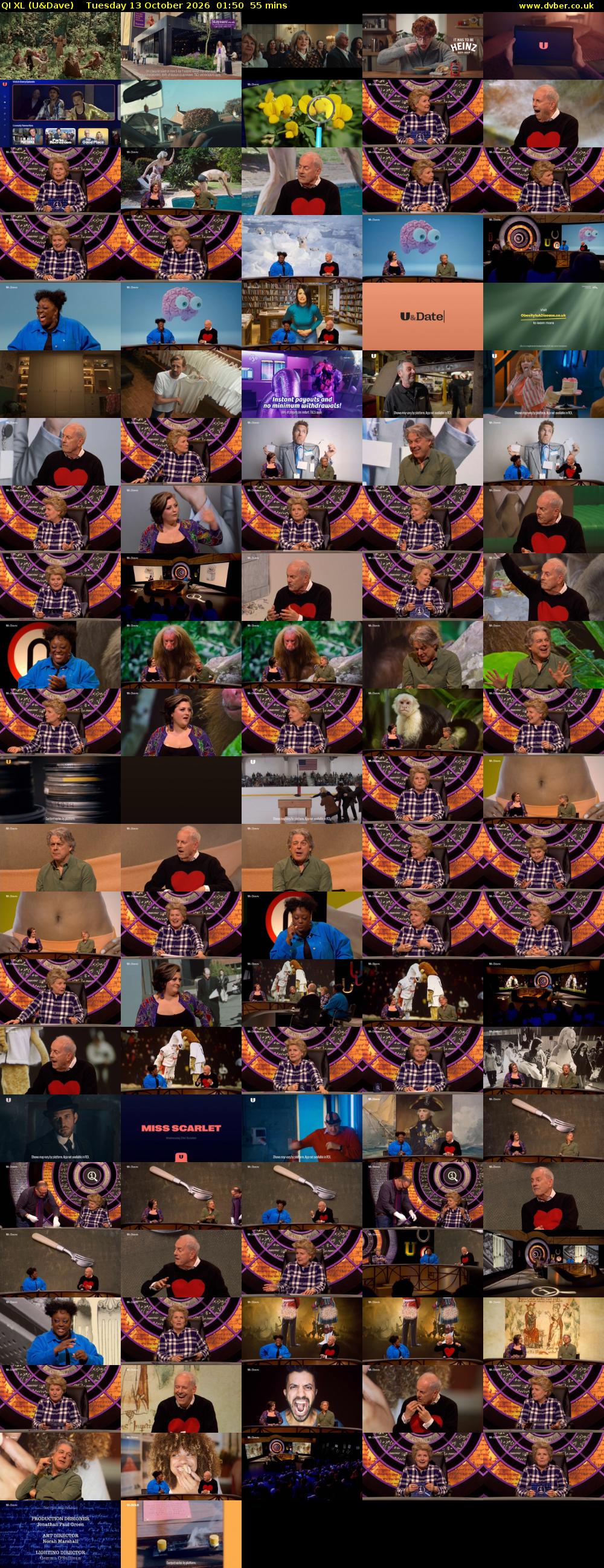 QI XL (U&Dave) Tuesday 13 October 2026 01:50 - 02:45