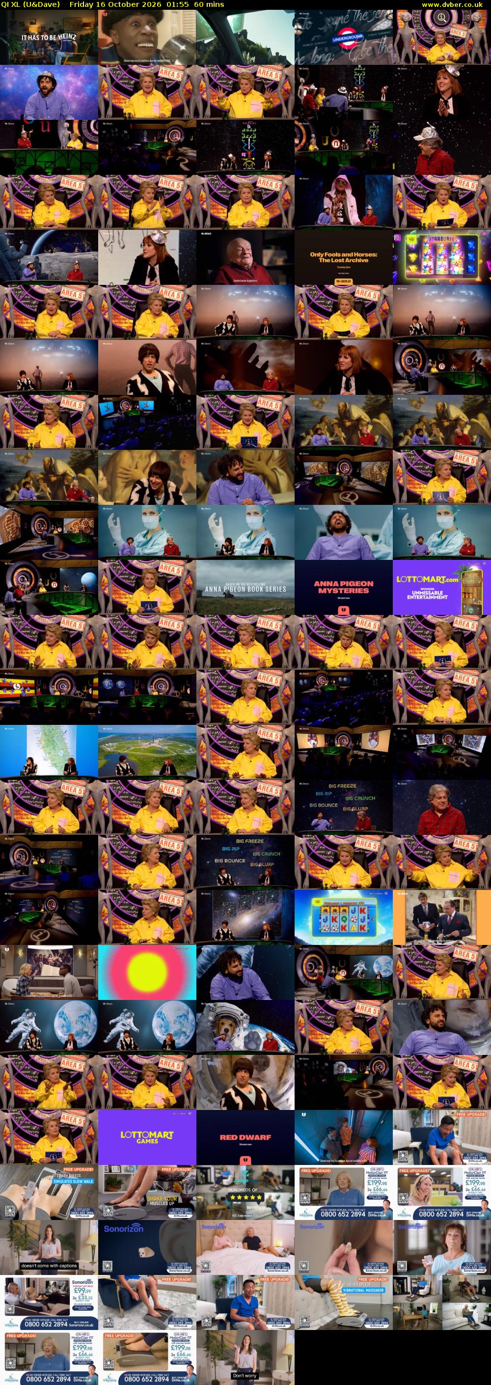 QI XL (U&Dave) Friday 16 October 2026 01:55 - 02:55
