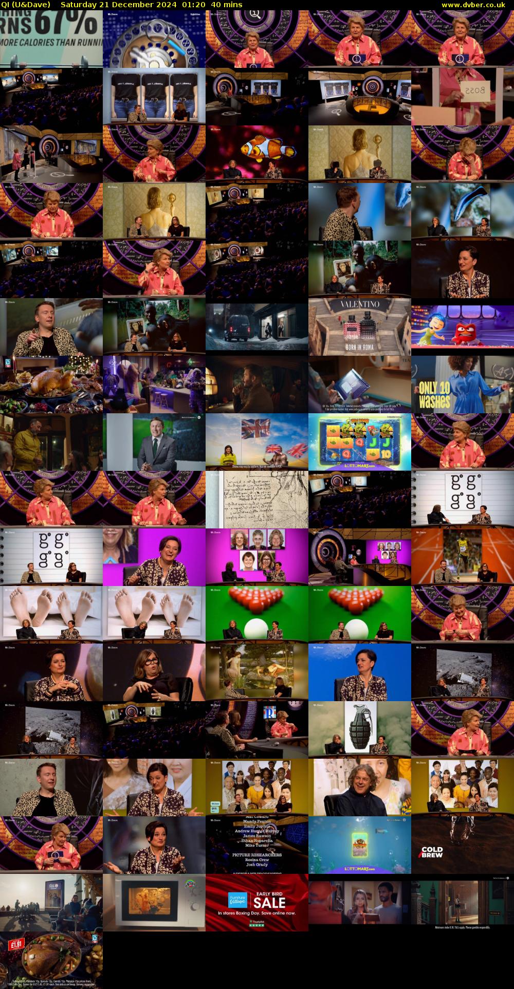 QI (U&Dave) Saturday 21 December 2024 01:20 - 02:00