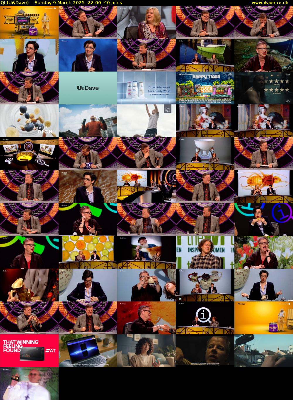 QI (U&Dave) Sunday 9 March 2025 22:00 - 22:40