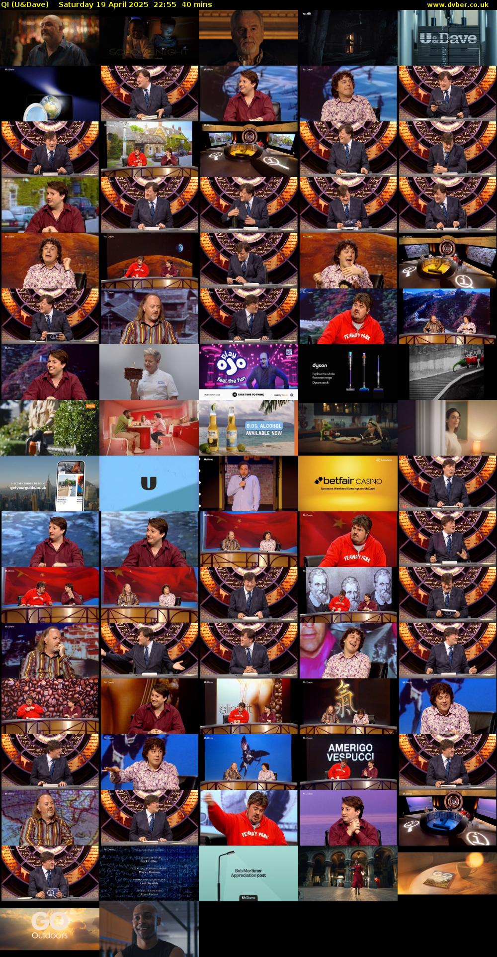 QI (U&Dave) Saturday 19 April 2025 22:55 - 23:35