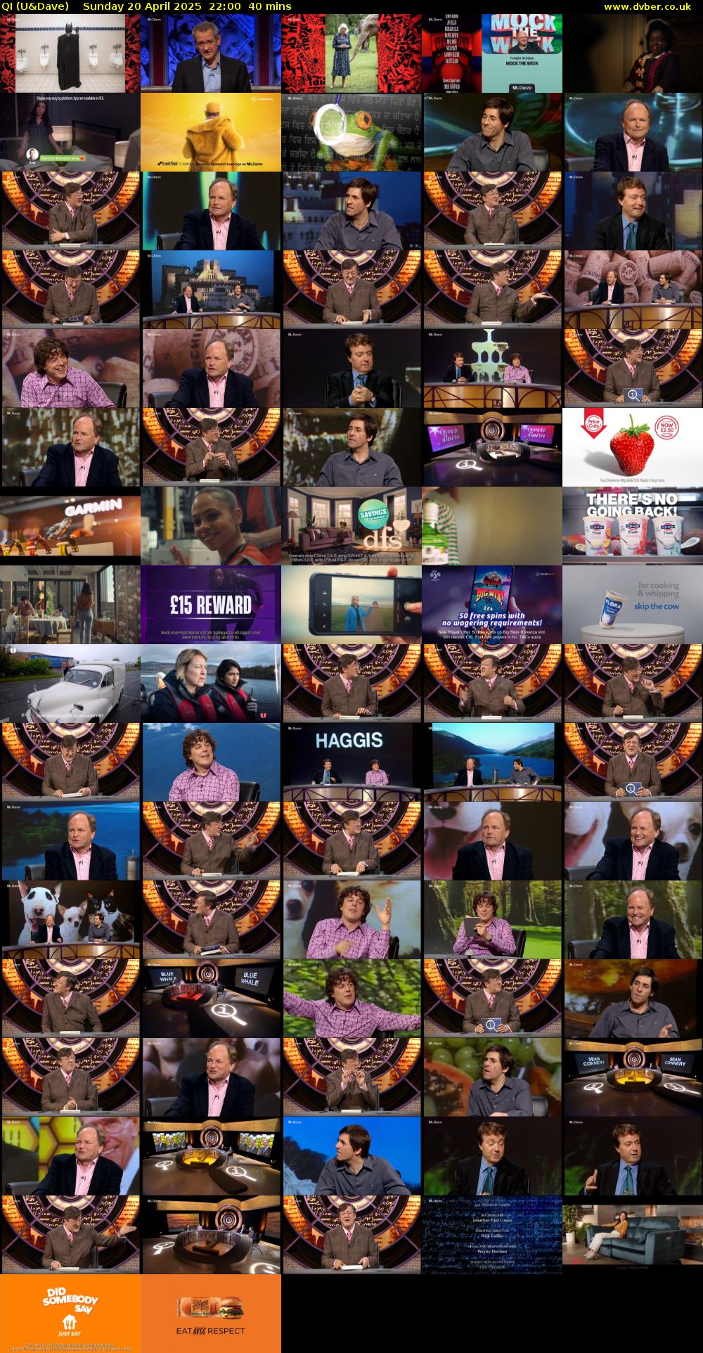 QI (U&Dave) Sunday 20 April 2025 22:00 - 22:40