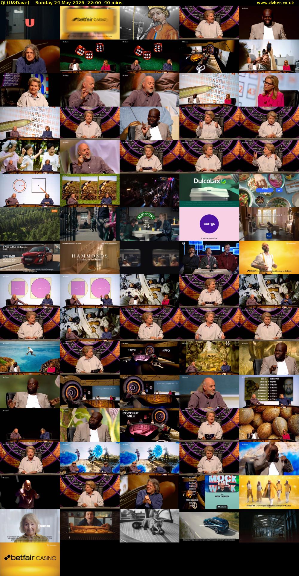 QI (U&Dave) Sunday 24 May 2026 22:00 - 22:40