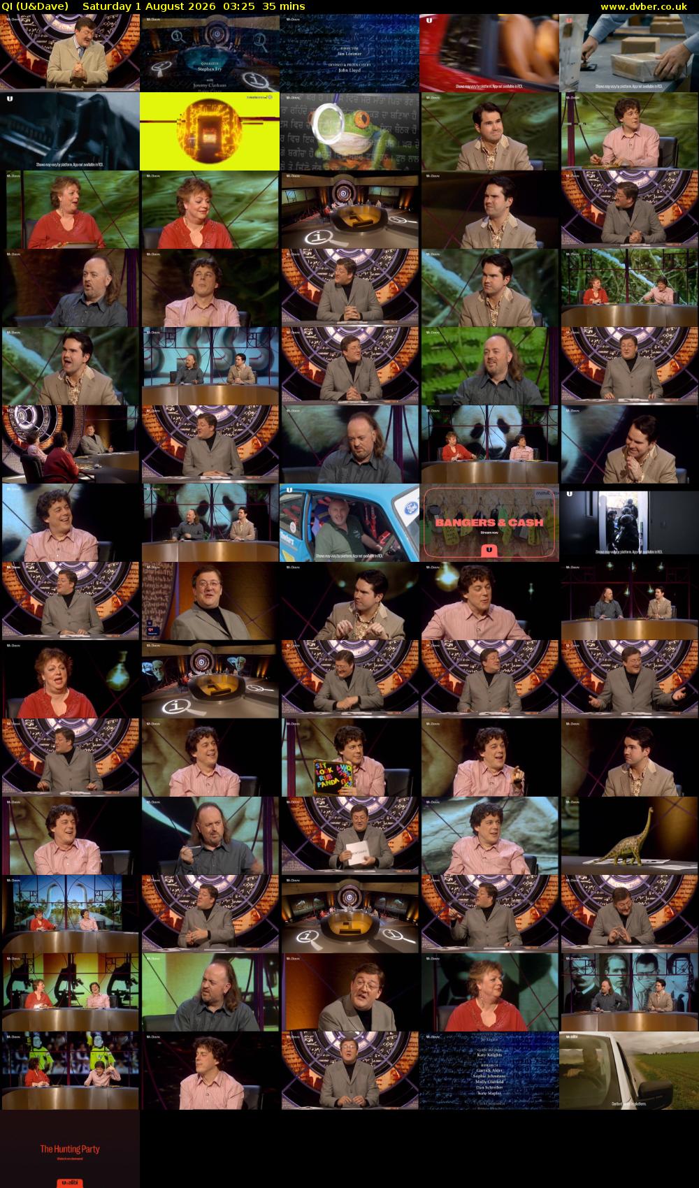 QI (U&Dave) Saturday 1 August 2026 03:25 - 04:00