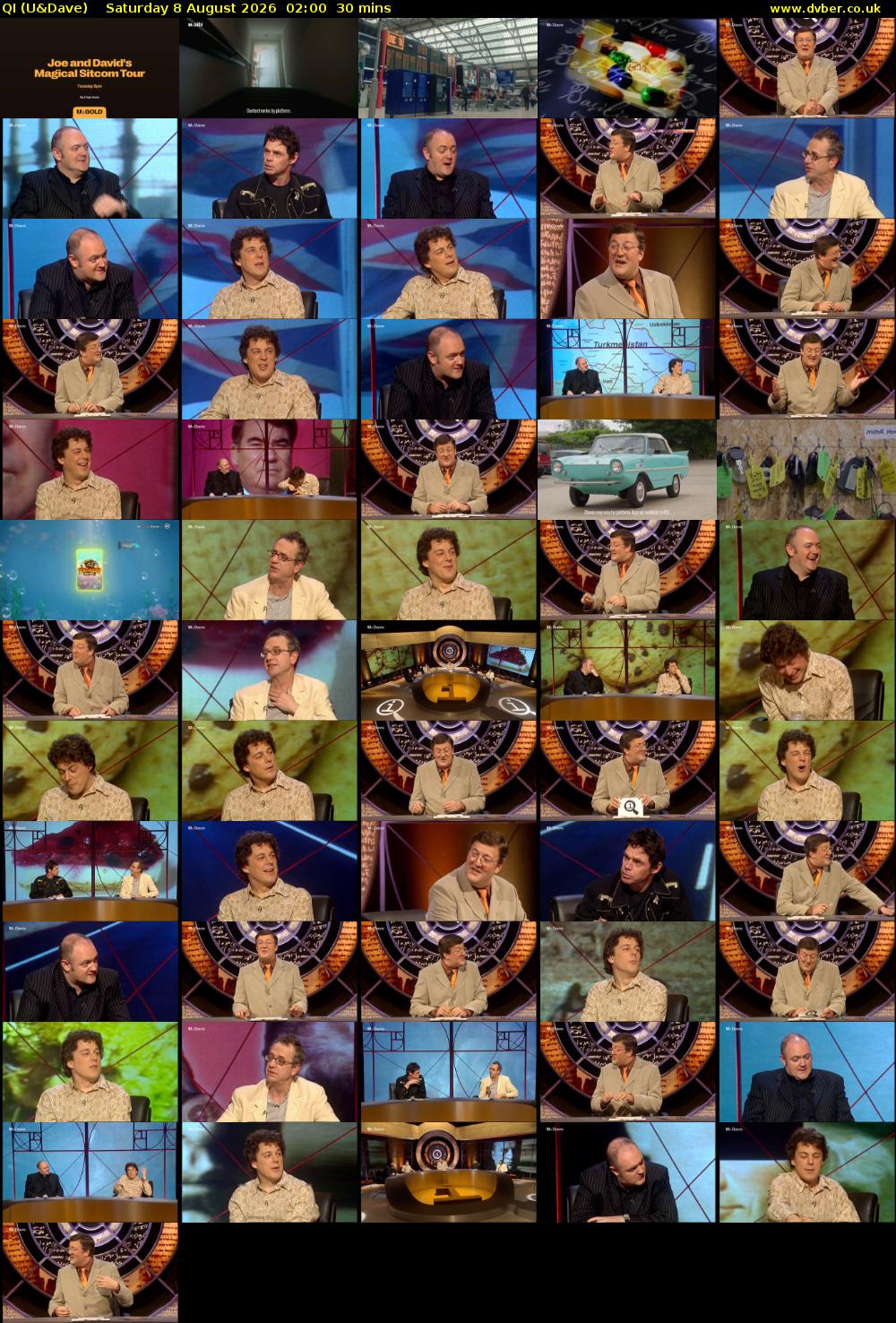 QI (U&Dave) Saturday 8 August 2026 02:00 - 02:30