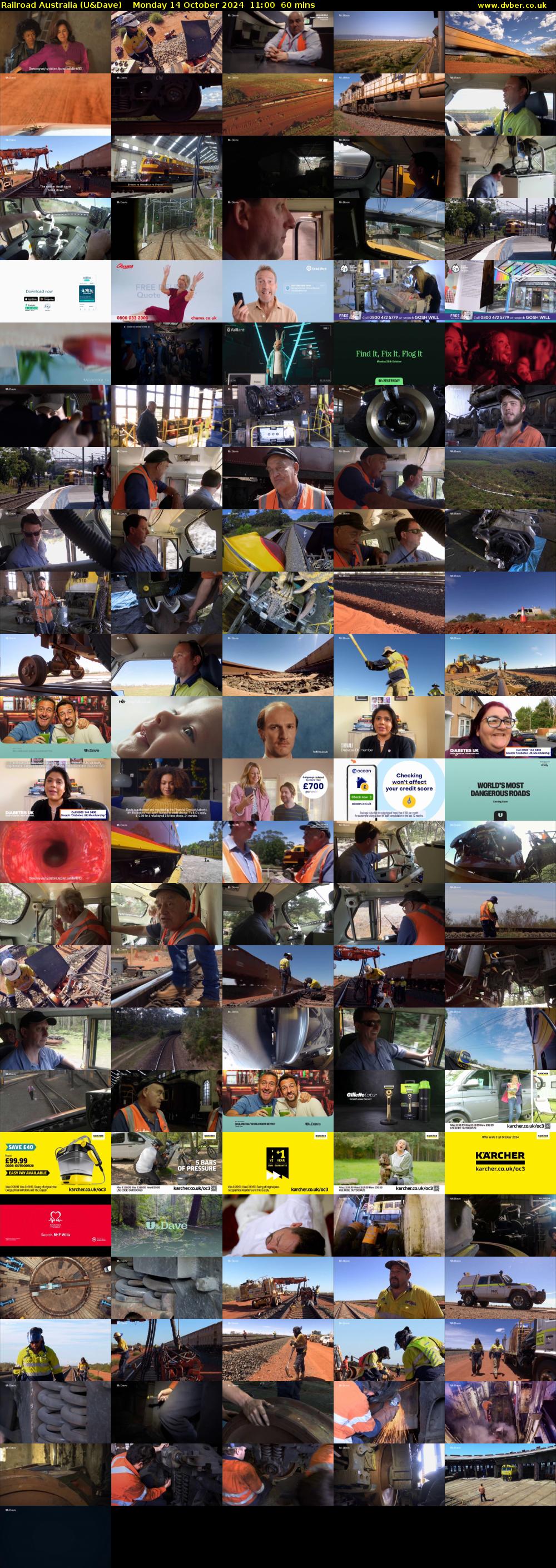Railroad Australia (U&Dave) Monday 14 October 2024 11:00 - 12:00