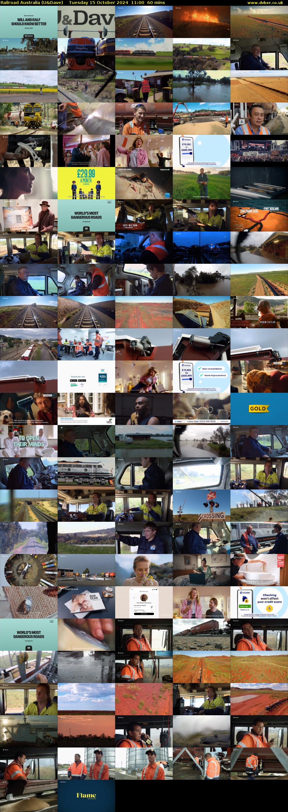 Railroad Australia (U&Dave) Tuesday 15 October 2024 11:00 - 12:00