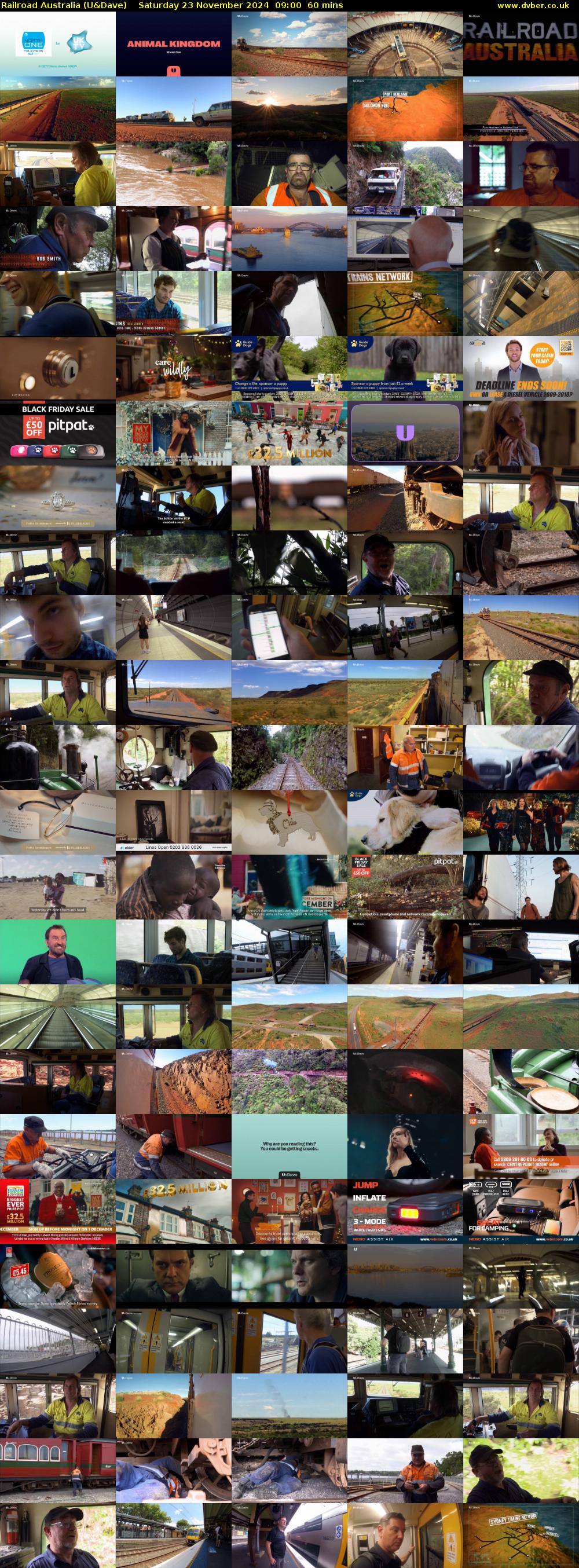 Railroad Australia (U&Dave) Saturday 23 November 2024 09:00 - 10:00