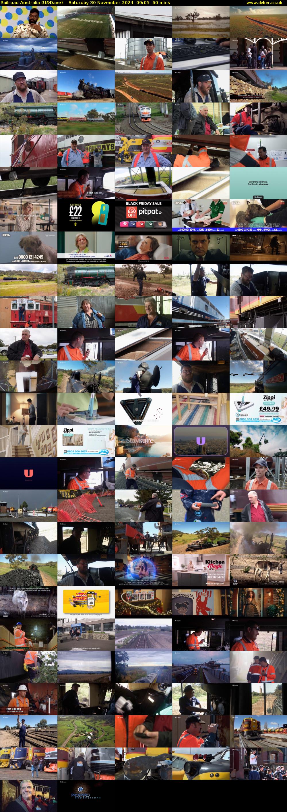 Railroad Australia (U&Dave) Saturday 30 November 2024 09:05 - 10:05