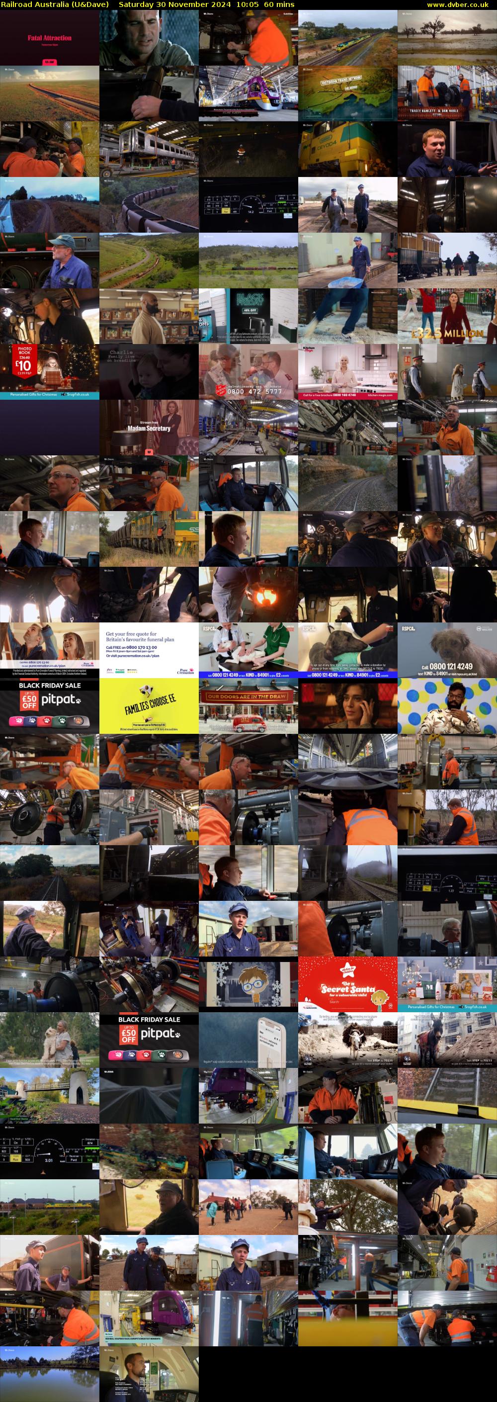 Railroad Australia (U&Dave) Saturday 30 November 2024 10:05 - 11:05