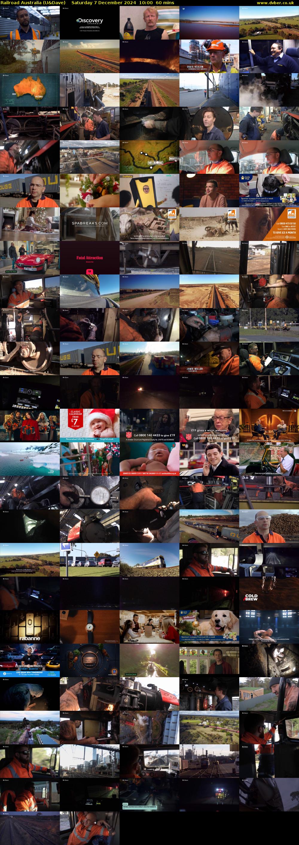 Railroad Australia (U&Dave) Saturday 7 December 2024 10:00 - 11:00