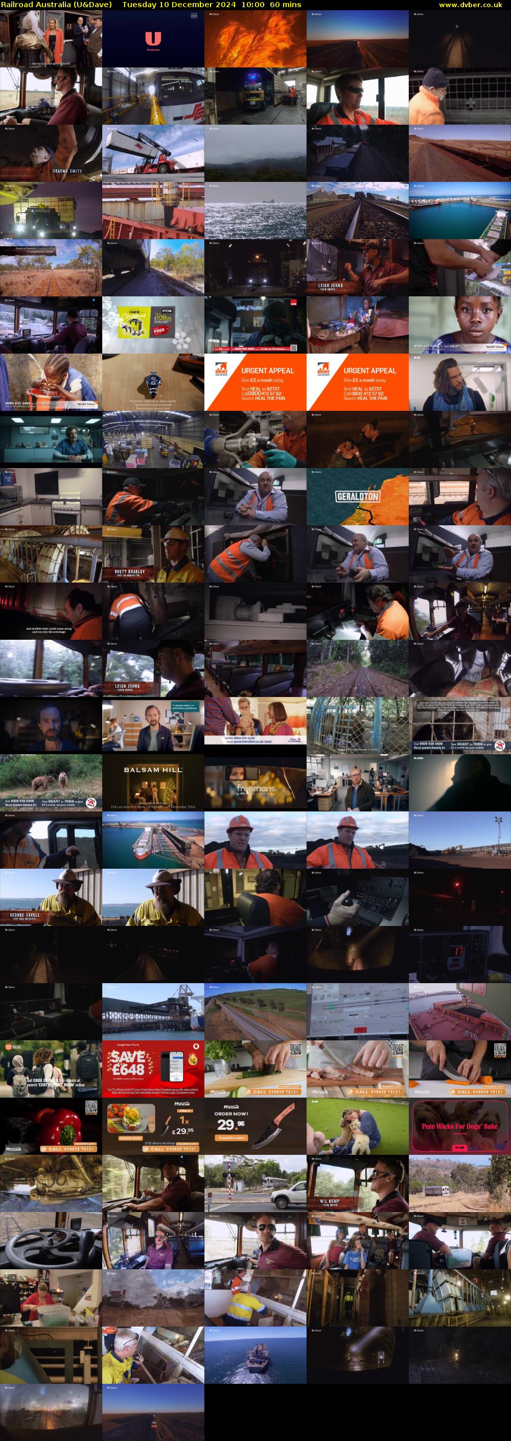Railroad Australia (U&Dave) Tuesday 10 December 2024 10:00 - 11:00