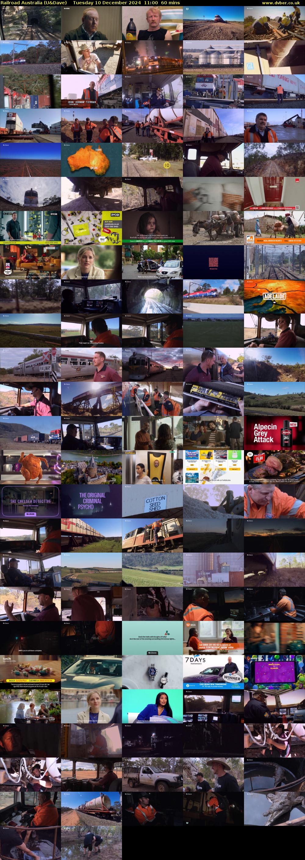 Railroad Australia (U&Dave) Tuesday 10 December 2024 11:00 - 12:00