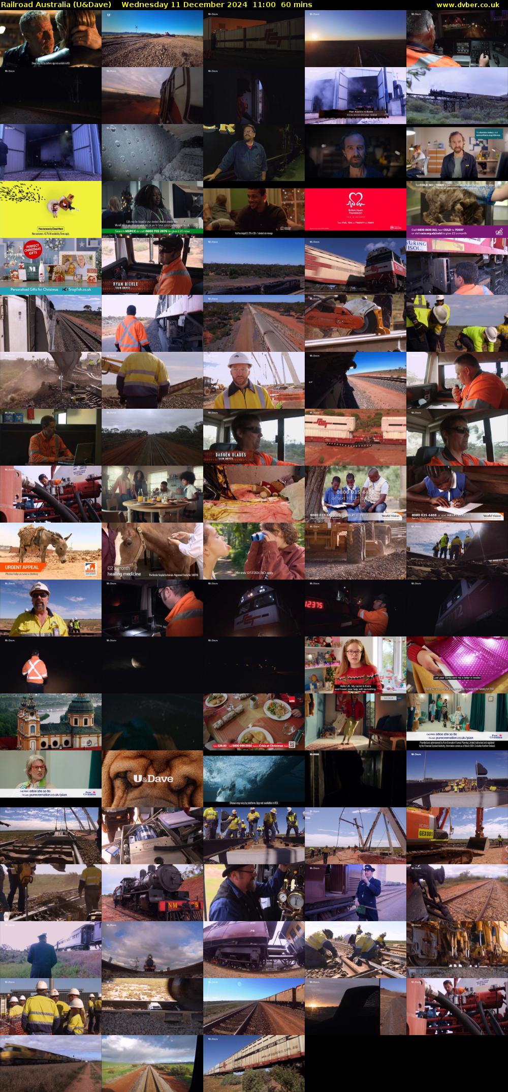 Railroad Australia (U&Dave) Wednesday 11 December 2024 11:00 - 12:00