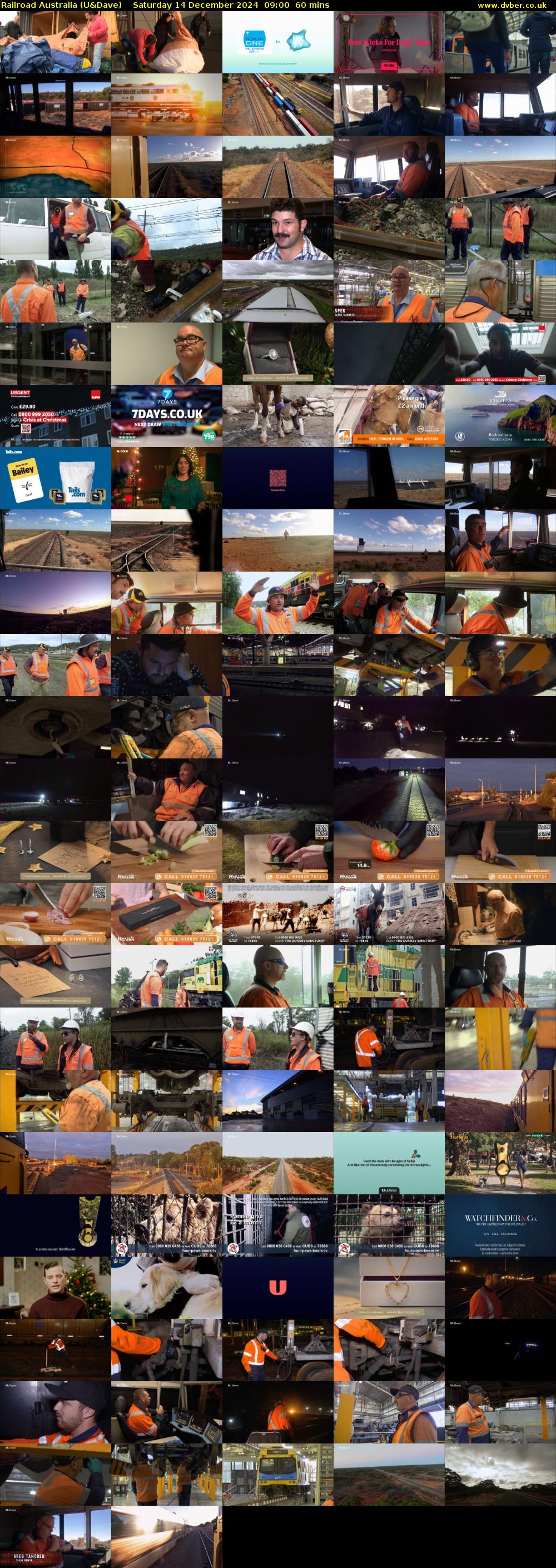 Railroad Australia (U&Dave) Saturday 14 December 2024 09:00 - 10:00