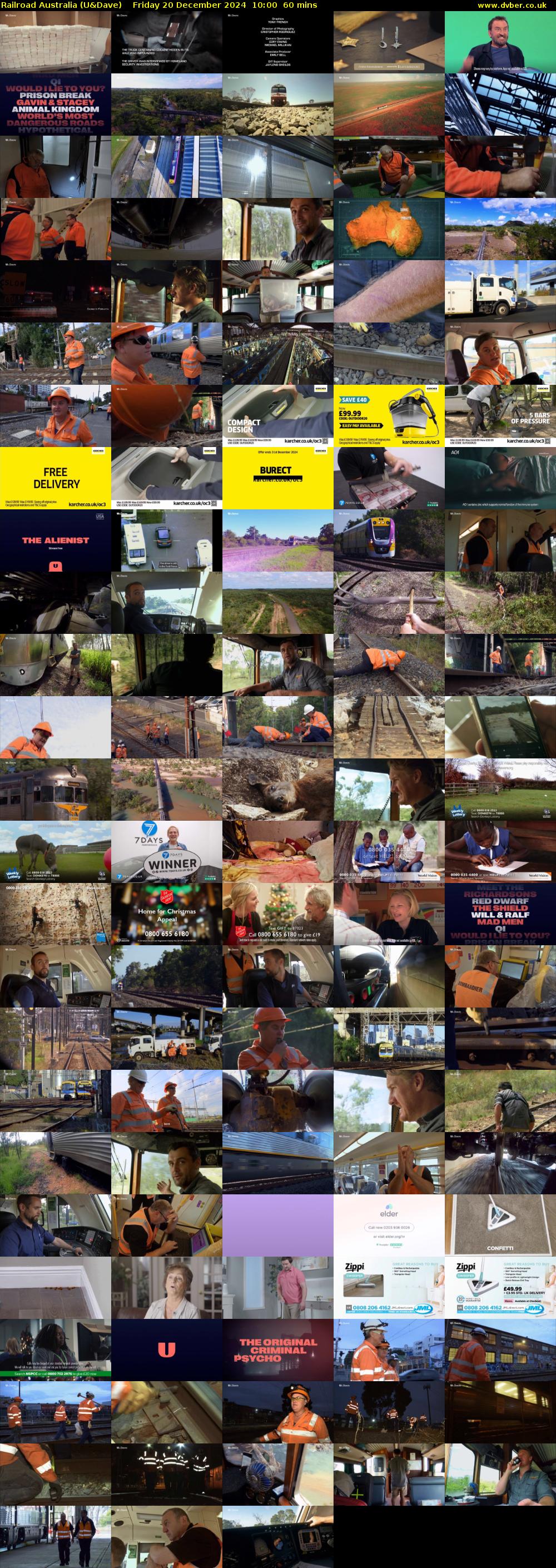 Railroad Australia (U&Dave) Friday 20 December 2024 10:00 - 11:00