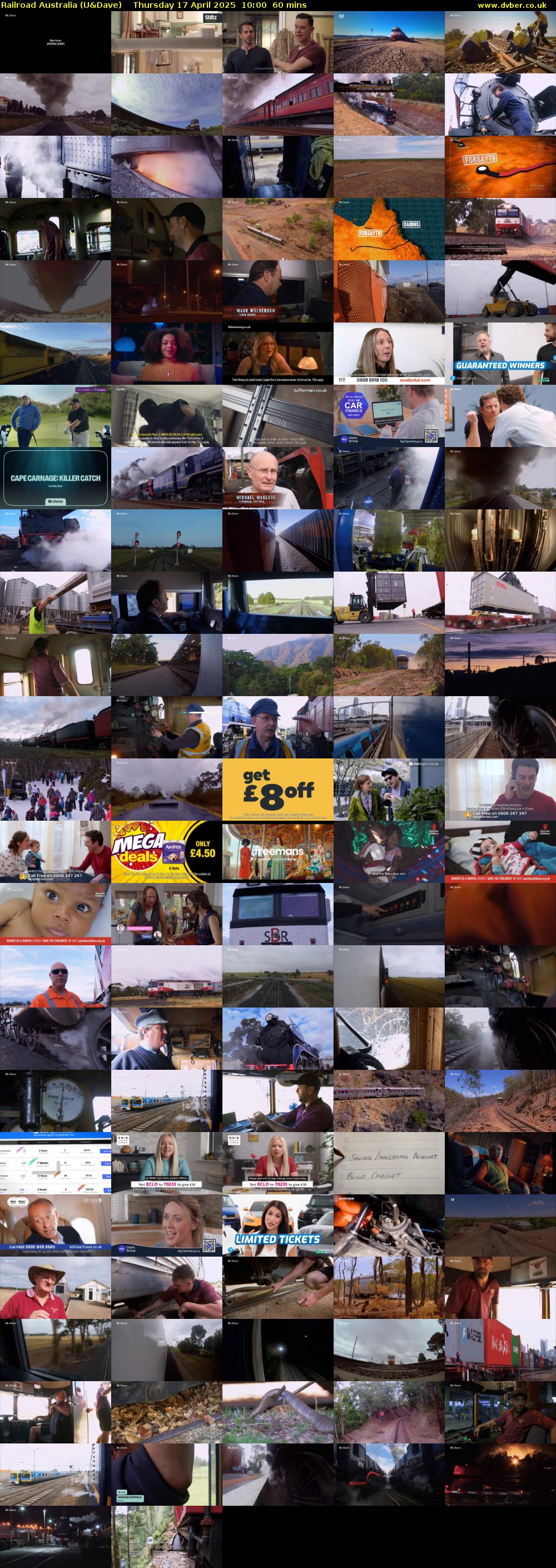Railroad Australia (U&Dave) Thursday 17 April 2025 10:00 - 11:00