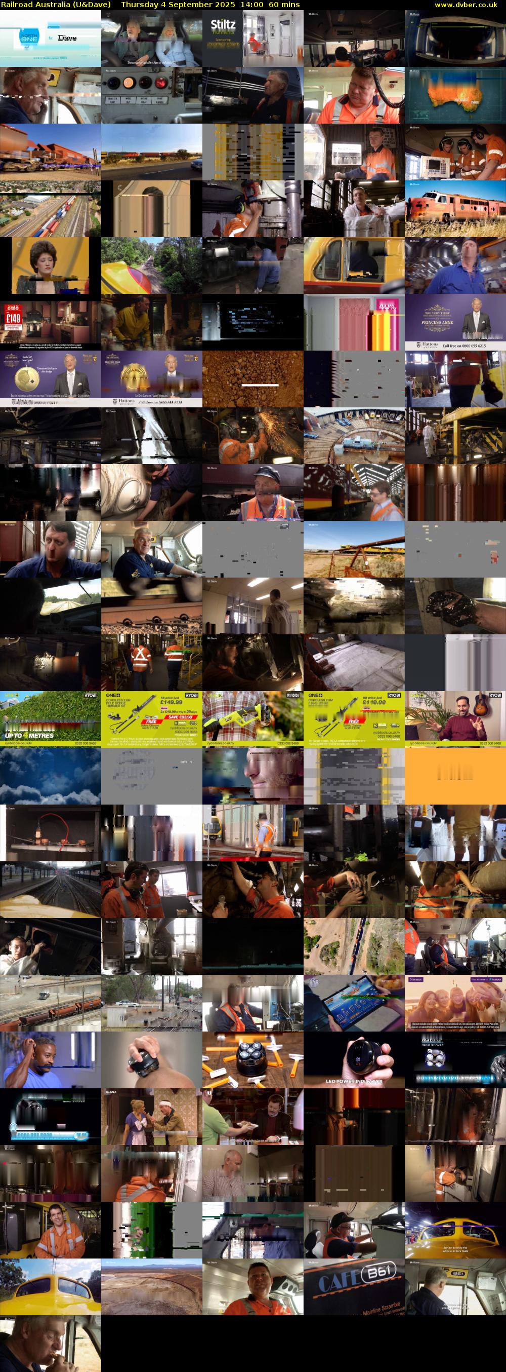 Railroad Australia (U&Dave) Thursday 4 September 2025 14:00 - 15:00