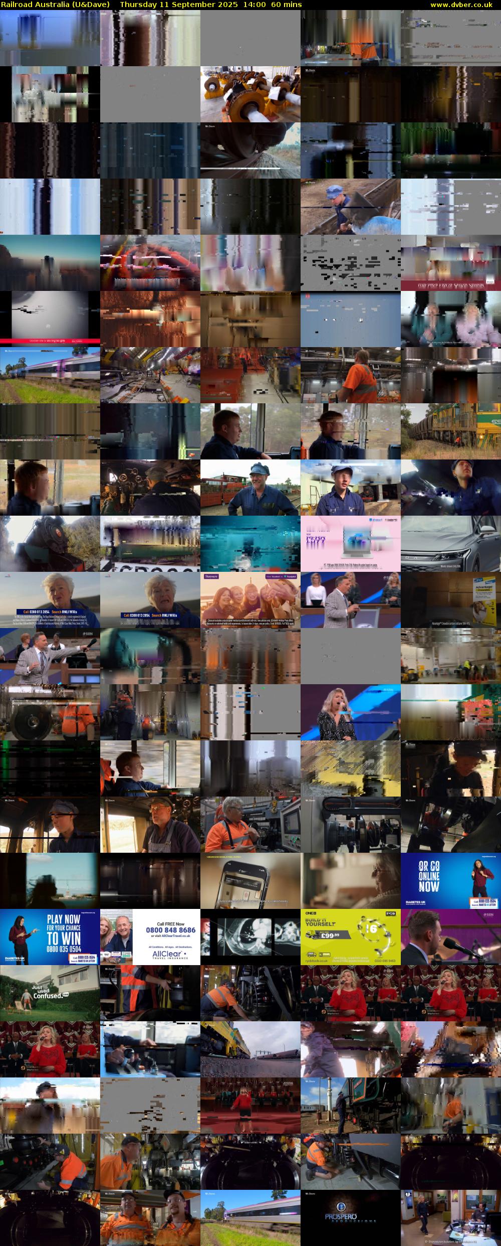 Railroad Australia (U&Dave) Thursday 11 September 2025 14:00 - 15:00