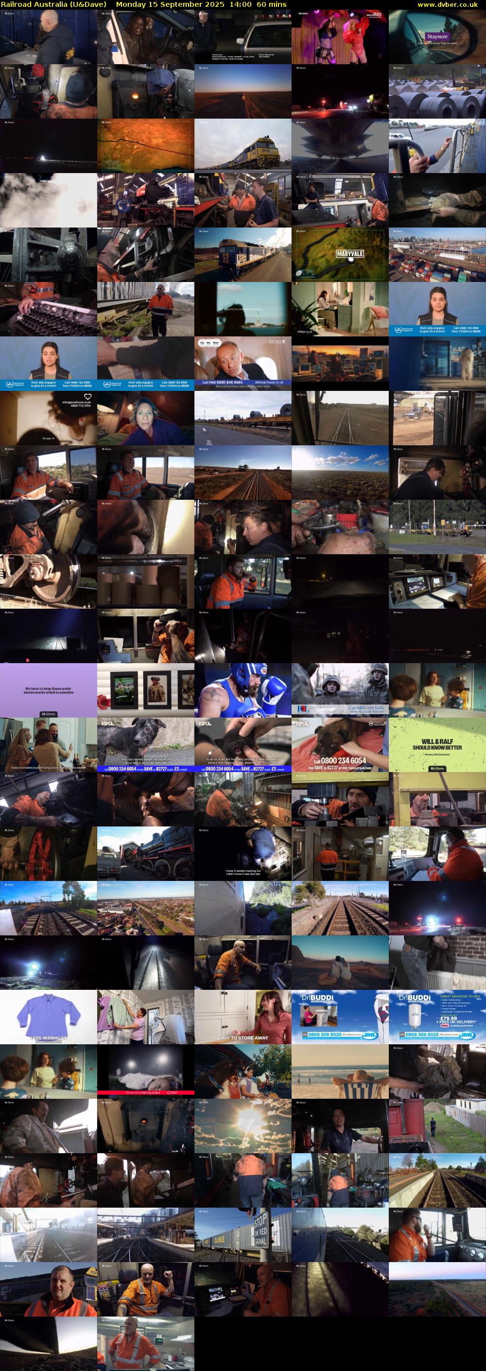 Railroad Australia (U&Dave) Monday 15 September 2025 14:00 - 15:00