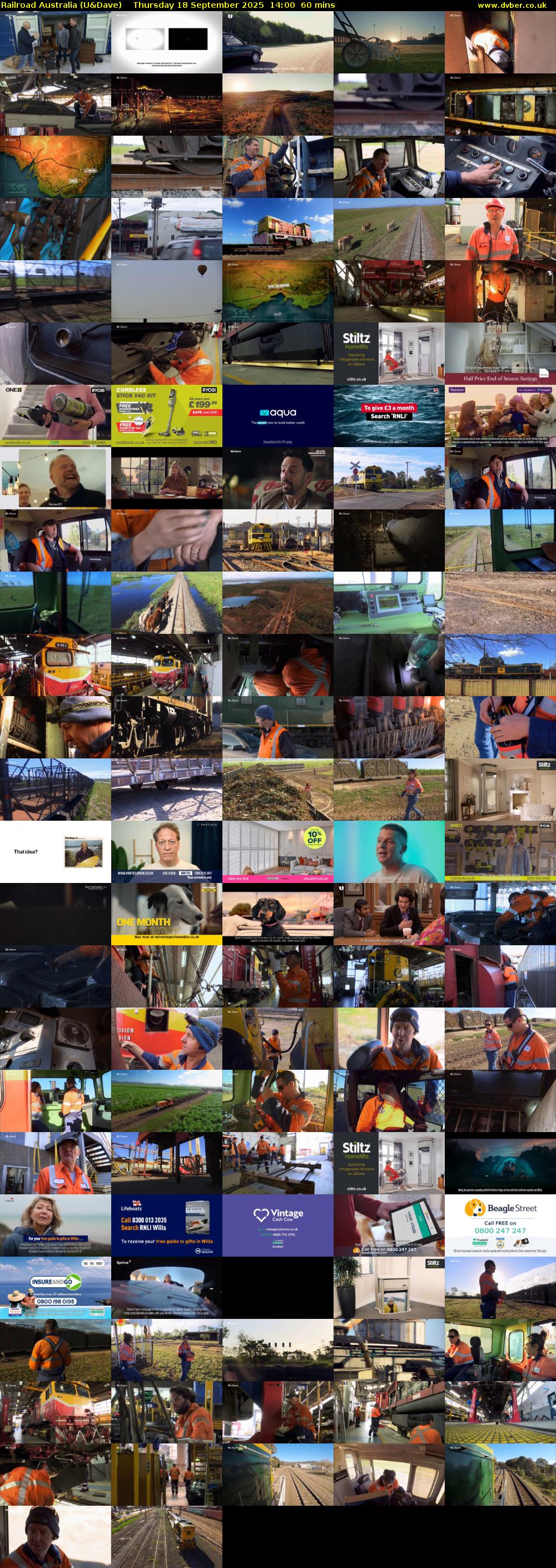 Railroad Australia (U&Dave) Thursday 18 September 2025 14:00 - 15:00