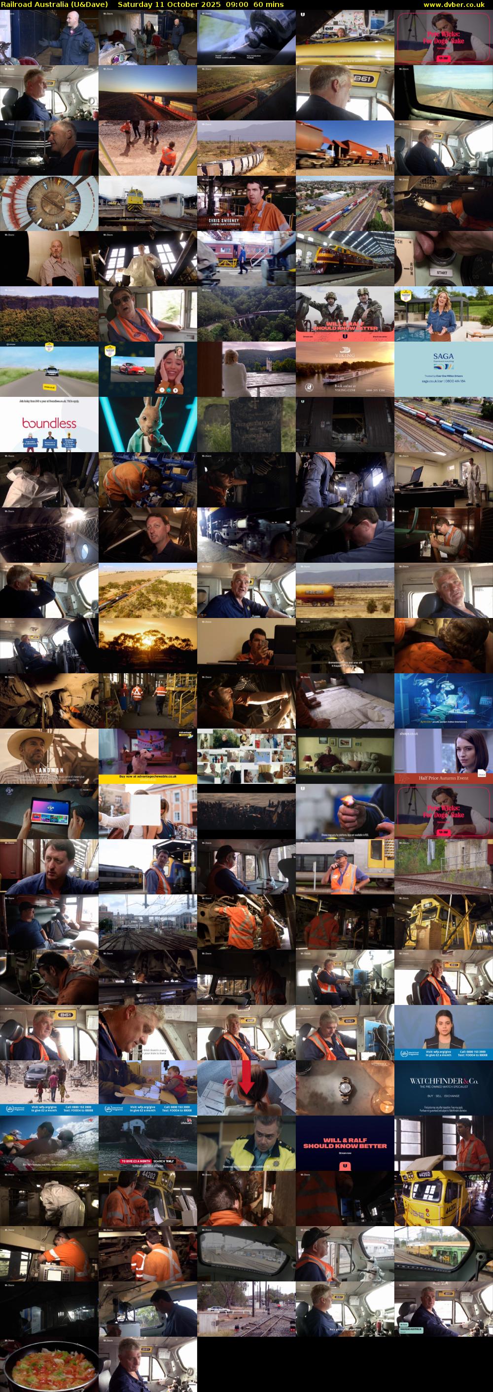 Railroad Australia (U&Dave) Saturday 11 October 2025 09:00 - 10:00