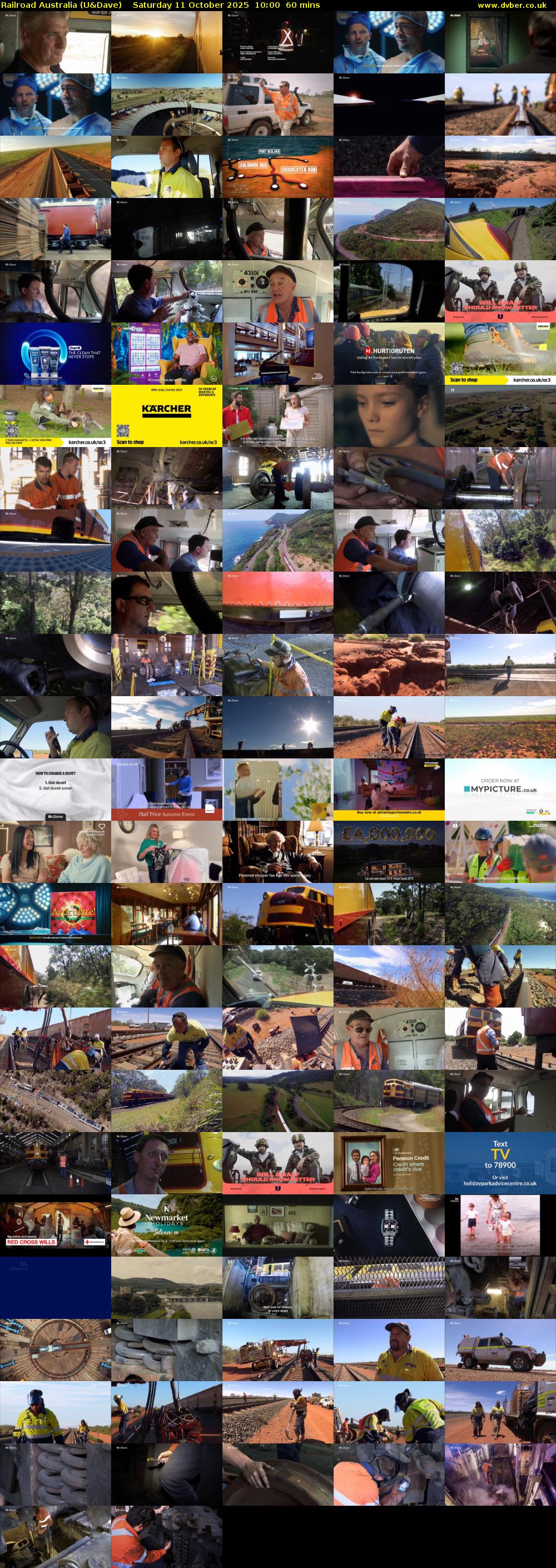 Railroad Australia (U&Dave) Saturday 11 October 2025 10:00 - 11:00