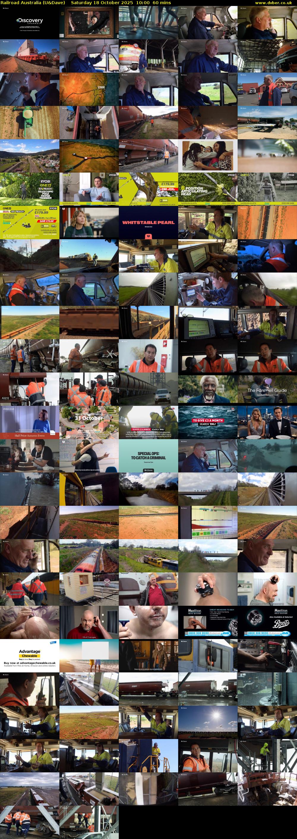 Railroad Australia (U&Dave) Saturday 18 October 2025 10:00 - 11:00