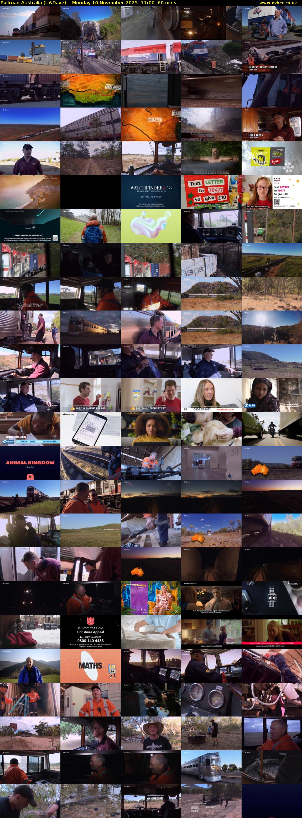 Railroad Australia (U&Dave) Monday 10 November 2025 11:00 - 12:00