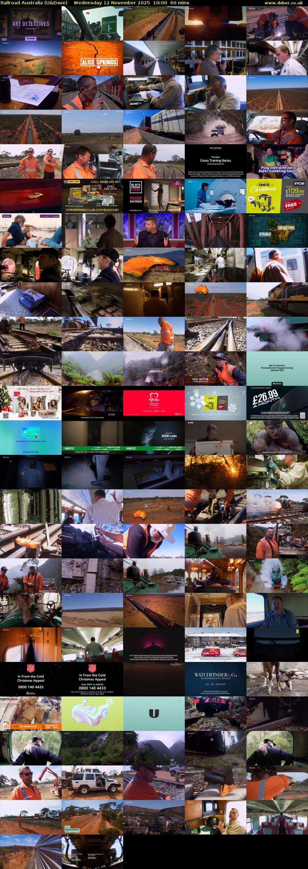 Railroad Australia (U&Dave) Wednesday 12 November 2025 10:00 - 11:00