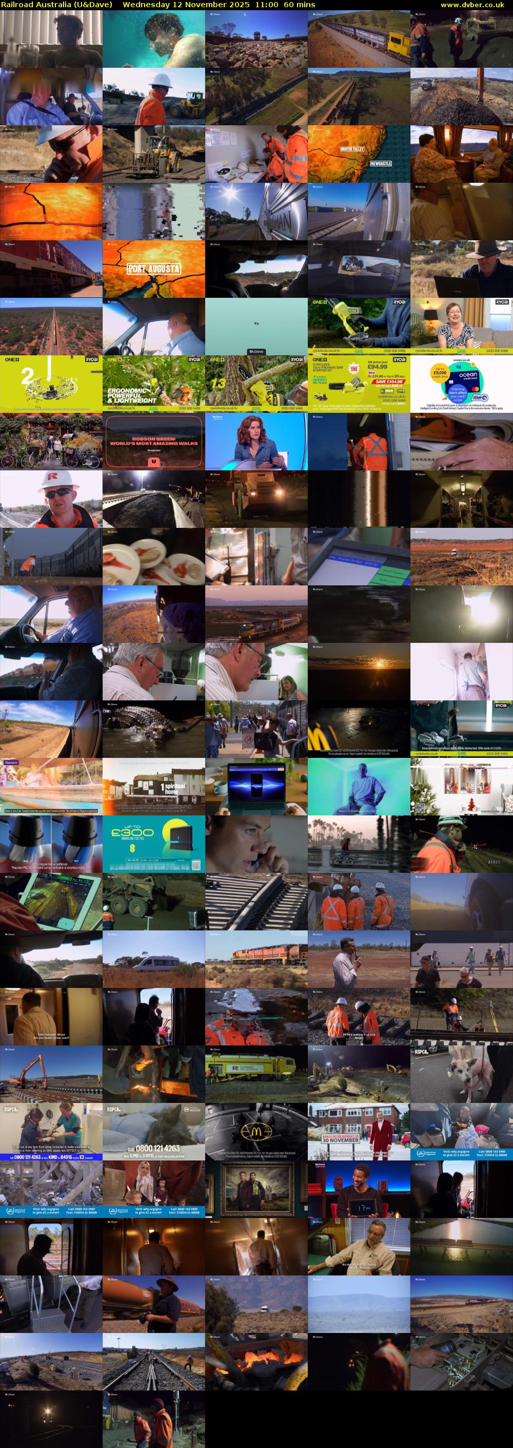 Railroad Australia (U&Dave) Wednesday 12 November 2025 11:00 - 12:00