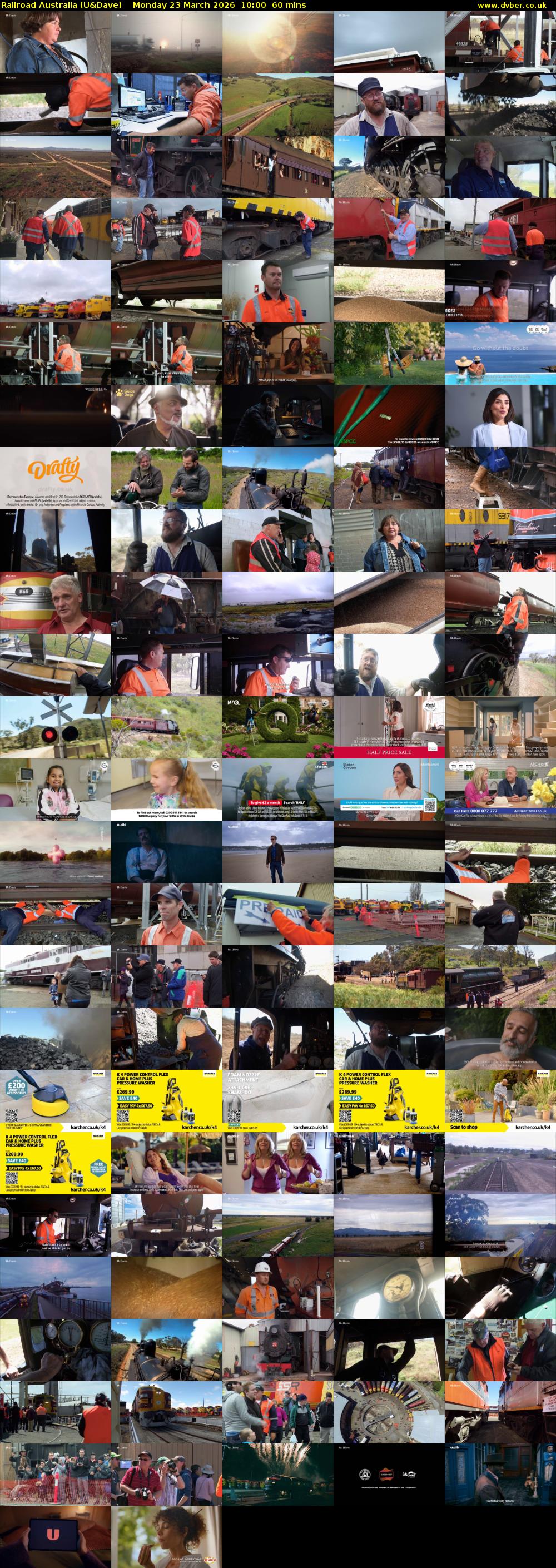 Railroad Australia (U&Dave) Monday 23 March 2026 10:00 - 11:00