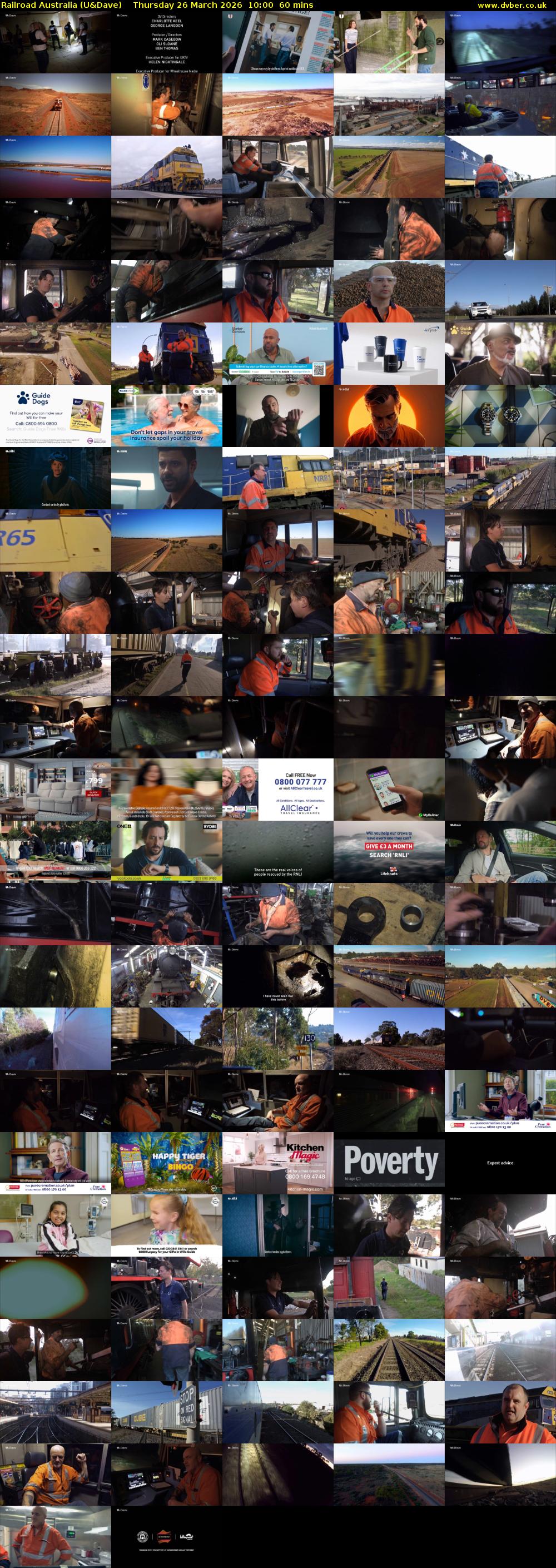 Railroad Australia (U&Dave) Thursday 26 March 2026 10:00 - 11:00
