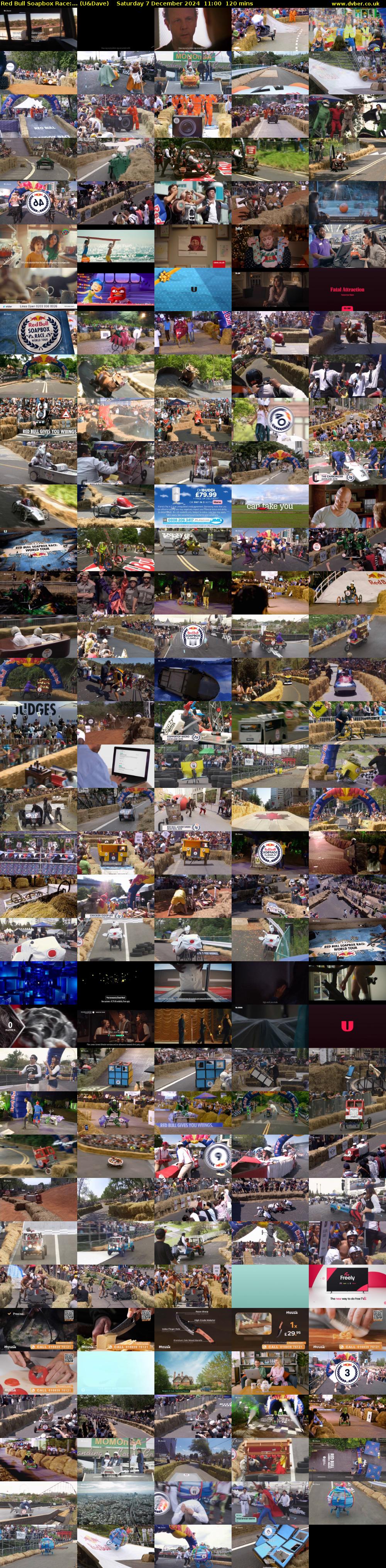 Red Bull Soapbox Race:... (U&Dave) Saturday 7 December 2024 11:00 - 13:00