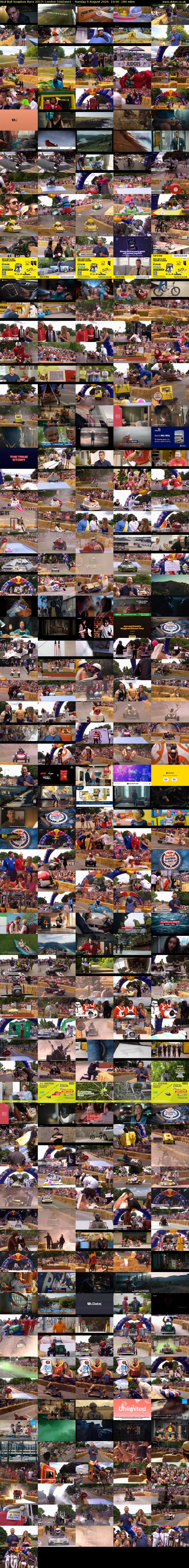 Red Bull Soapbox Race 2017: London (U&Dave) Sunday 9 August 2026 10:00 - 13:00