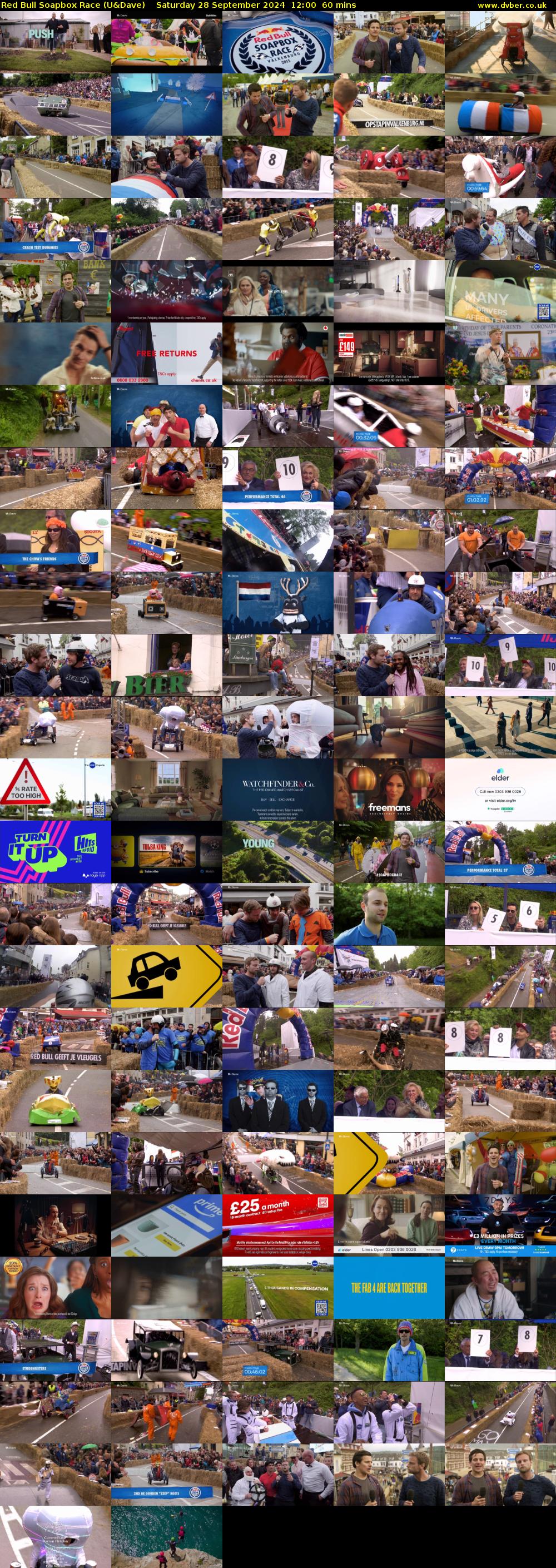 Red Bull Soapbox Race (U&Dave) Saturday 28 September 2024 12:00 - 13:00