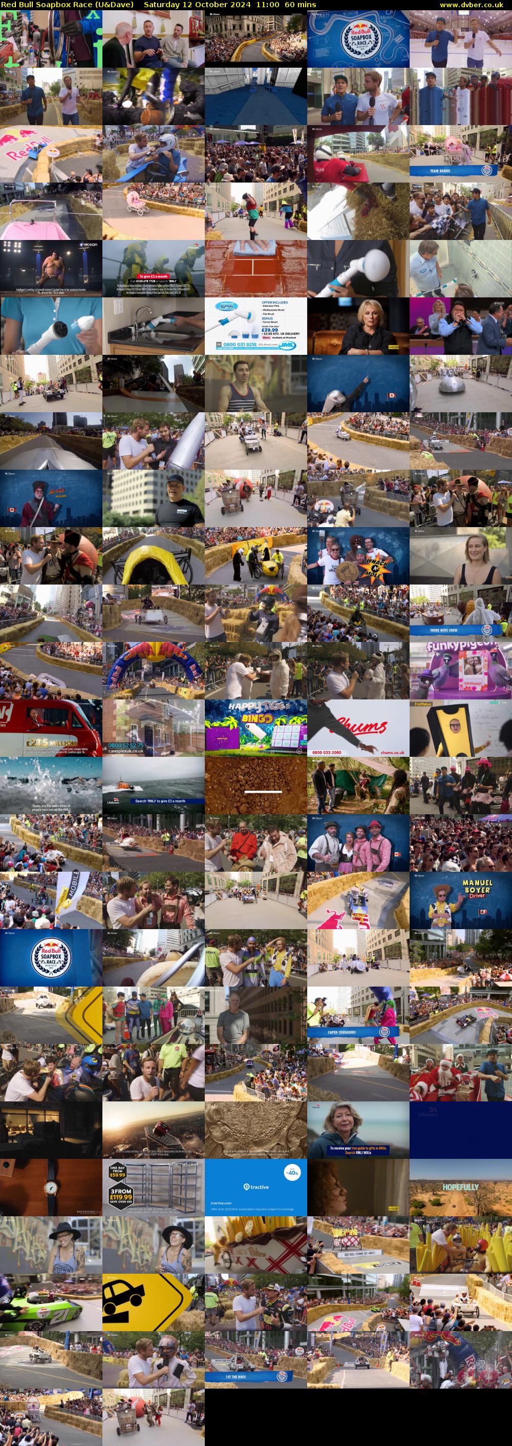 Red Bull Soapbox Race (U&Dave) Saturday 12 October 2024 11:00 - 12:00