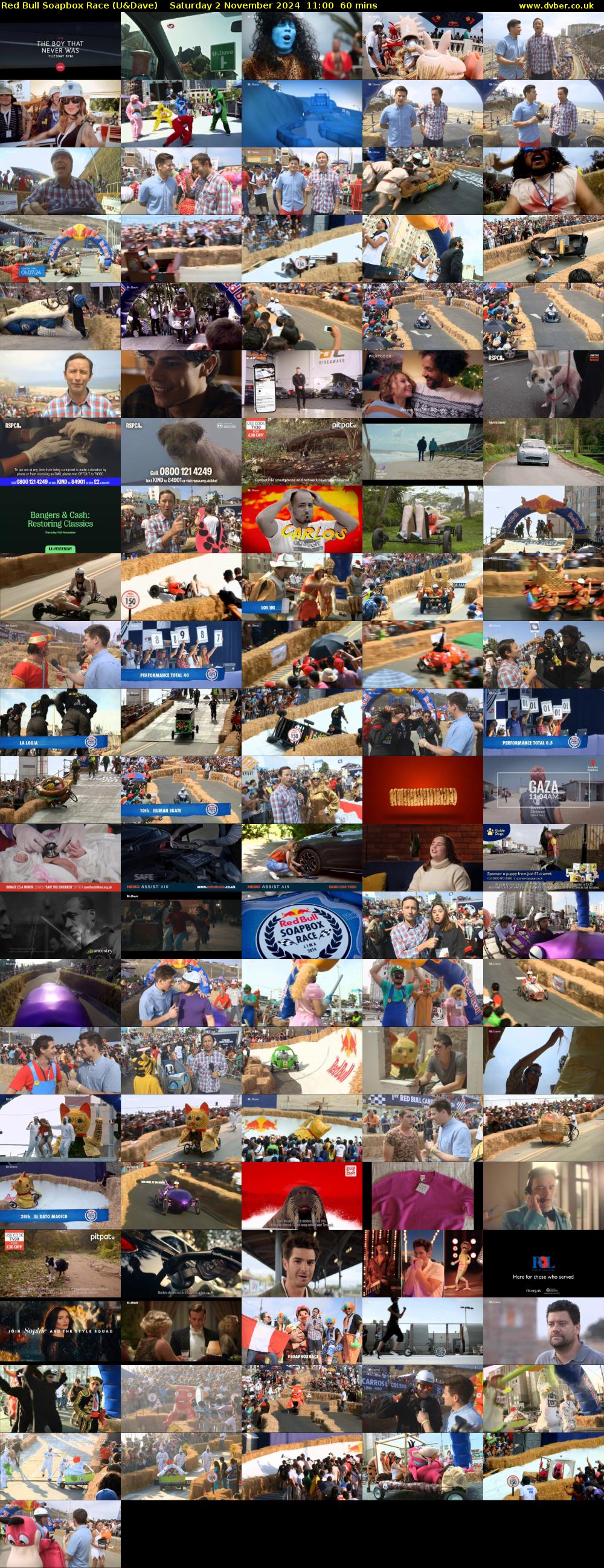 Red Bull Soapbox Race (U&Dave) Saturday 2 November 2024 11:00 - 12:00