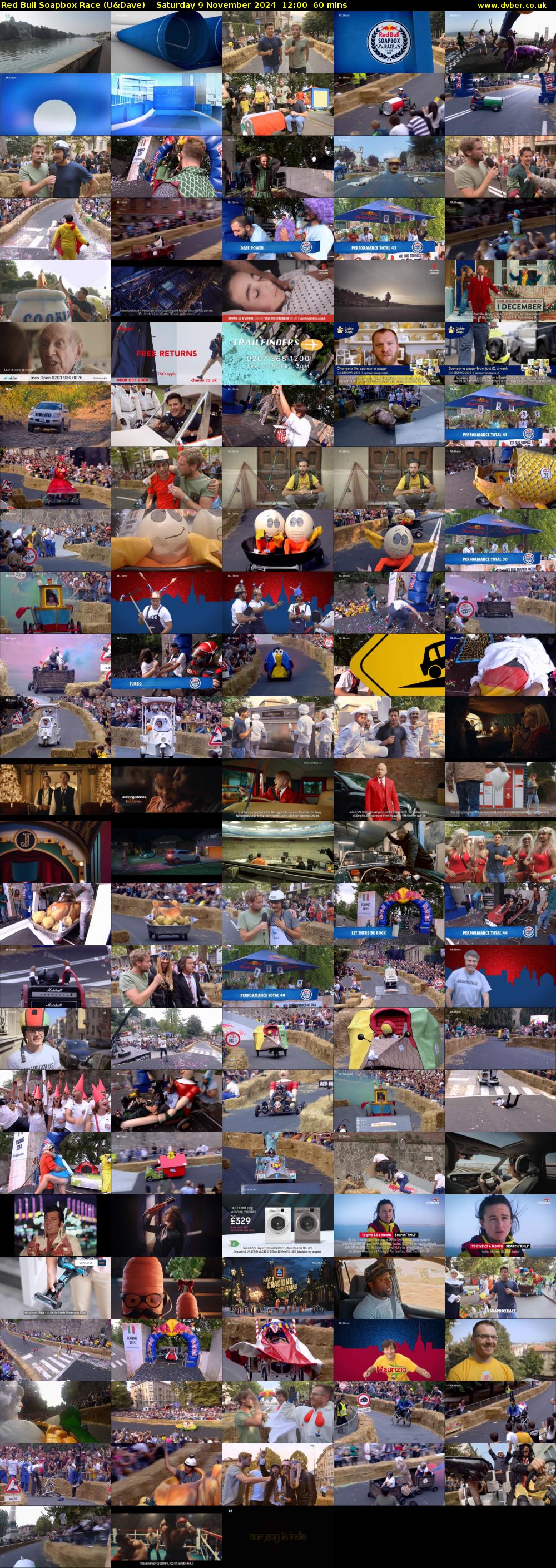 Red Bull Soapbox Race (U&Dave) Saturday 9 November 2024 12:00 - 13:00