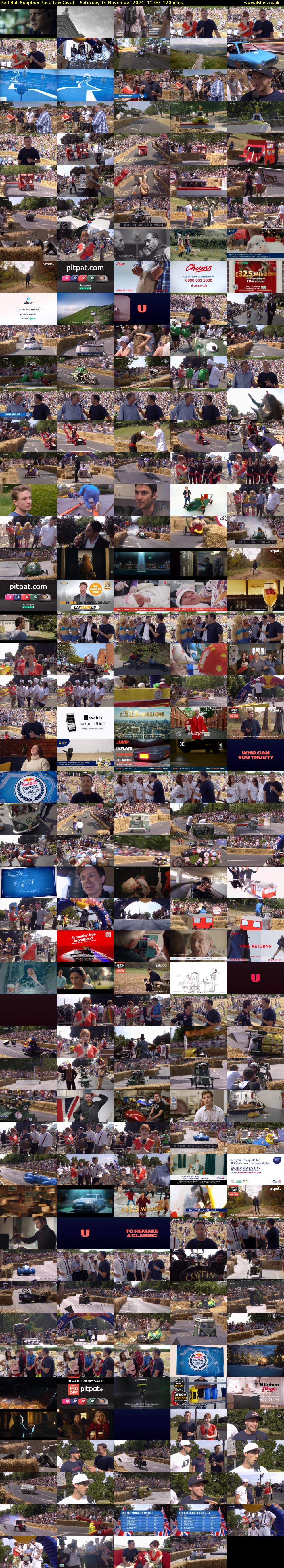 Red Bull Soapbox Race (U&Dave) Saturday 16 November 2024 11:00 - 13:00