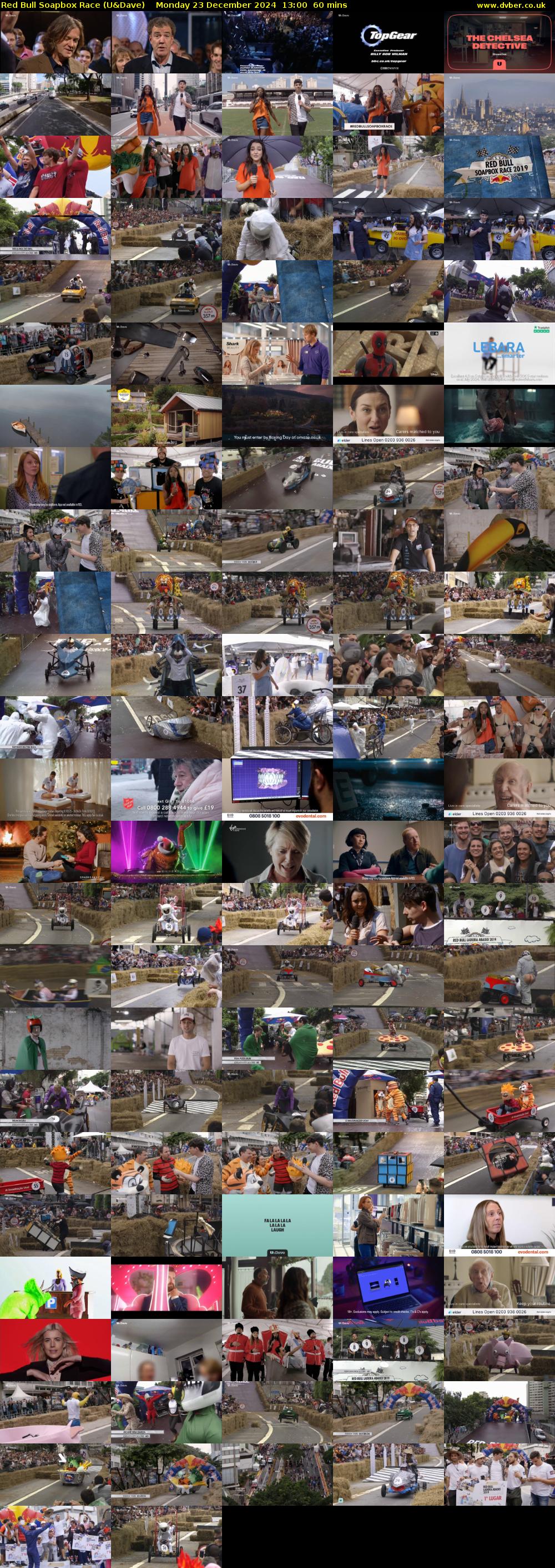 Red Bull Soapbox Race (U&Dave) Monday 23 December 2024 13:00 - 14:00
